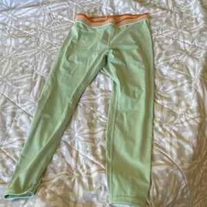 POPFLEX Women’s Leggings with Orange Waistband